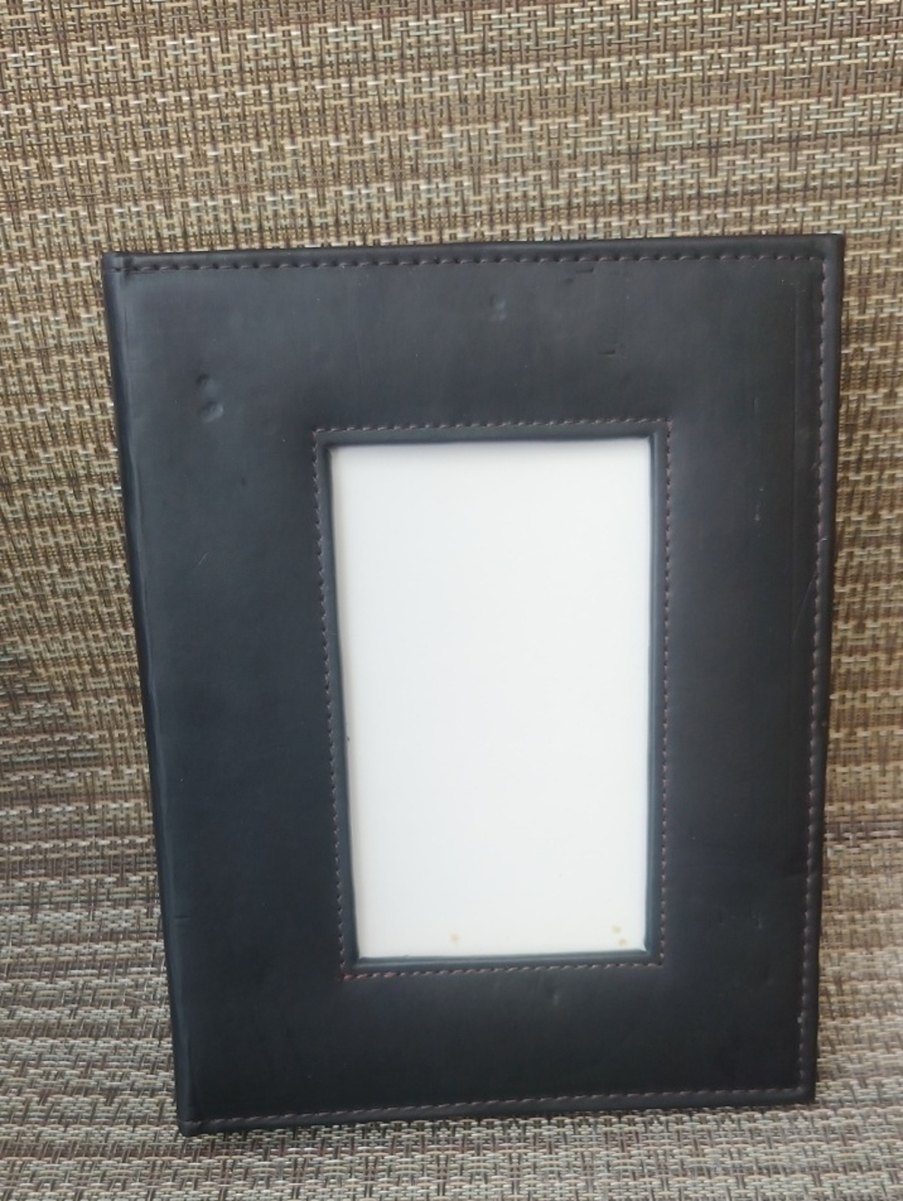 Classic Black Leather Picture Frame , Album Holds Up To 200 For By Home Accents